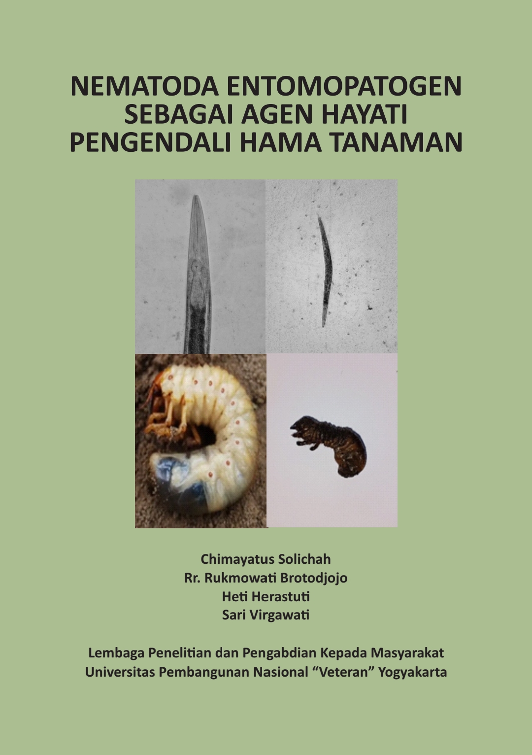 Cover Buku NEMATODA ENTOMOPATOGEN SEBAGAI AGEN HAYATI PENGENDALI HAMA TANAMAN